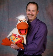 Tom Crowl with DUCK puppet.