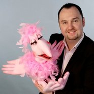 Mario Reimer (Germany) with FLAMINGO puppet.